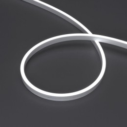 Лента светодиодная MOONLIGHT-SIDE-A120-06x12mm 24V White 6000К 9.6Вт/м IP65 wire x2 прямой вывод каб