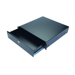 Ящик для документации выдвижной 2U 460мм Eurolan 60A-12-02-11BL