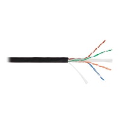 Кабель U/UTP кат.6 (класс E) 4 пары 23 AWG (0.57мм) тест по ISO/IEC 250МГц ОЖ BC чистая медь внешн.