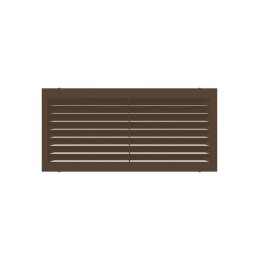 Решетка вентиляционная вытяжная 171х81 корич. ERA 1708С кор