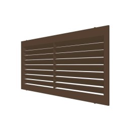 Решетка вентиляционная вытяжная 171х81 корич. ERA 1708С кор