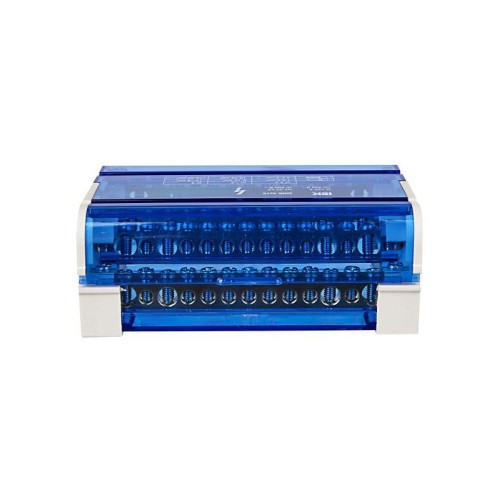 Шина на DIN-рейку в корпусе (кросс-модуль) ШНК 4х15 3L+PEN IEK YND10-4-15-125