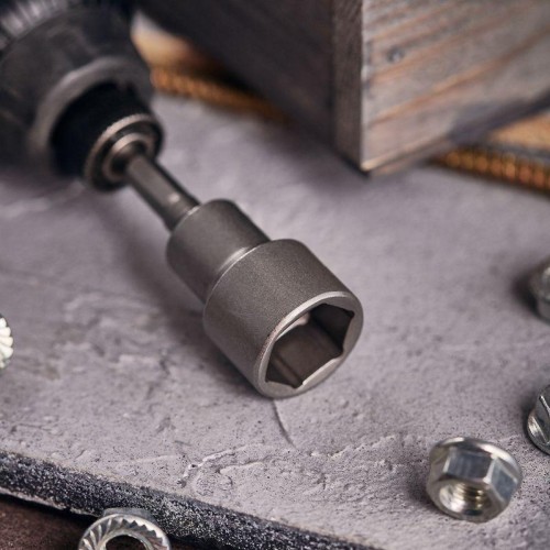 Ключ-насадка магнитная 1/4" 17х65мм (уп.1шт) Kranz KR-92-0405-1