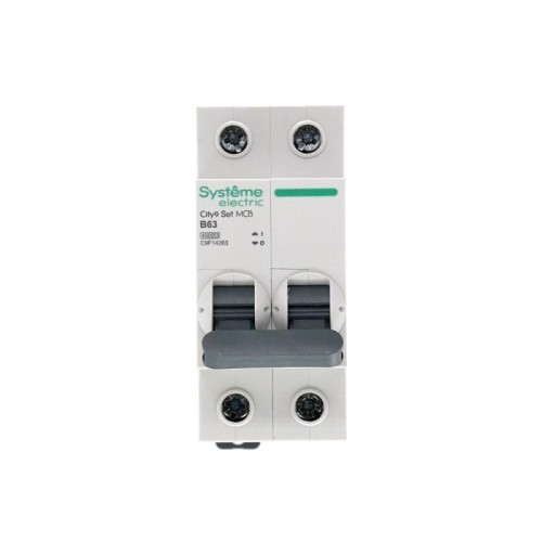 Выключатель автоматический модульный 2п B 63А 4.5кА City9 Set 230В SE C9F14263