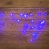 Гирлянда светодиодная "Айсикл" (бахрома) 1.8х0.5м 48LED син. 4.1Вт 230В IP20 провод прозр. Neon-Nigh