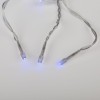 Гирлянда светодиодная "Айсикл" (бахрома) 1.8х0.5м 48LED син. 4.1Вт 230В IP20 провод прозр. Neon-Nigh
