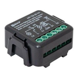 Реле умное в подрозетник 2-канальное Zigbee Connect Select без нейтрали EKF ssh-2g-zb-nn