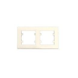 Рамка 2-м Karea RIZZ крем Makel 88010702