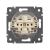 Розетка 1-м СП Valena 16А IP21 230/250В 2P+E с заземл. защ. шторки на винтах механизм алюм. Leg 7701