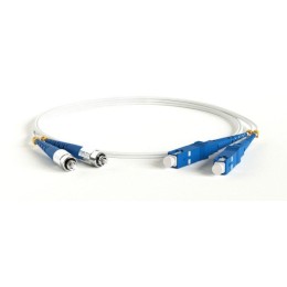Патч-корд FC-D2-9A1-FC/UR-SC/UR-H-3M-LSZH-WH волоконно-оптический (шнур) SM 9/125 (G657) SC/UPC-FC/U
