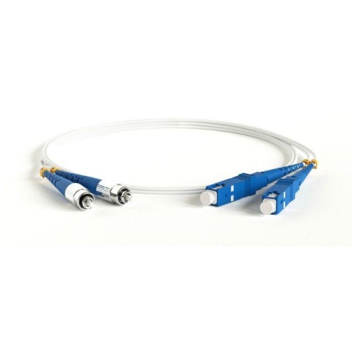 Патч-корд FC-D2-9A1-FC/UR-SC/UR-H-3M-LSZH-WH волоконно-оптический (шнур) SM 9/125 (G657) SC/UPC-FC/U
