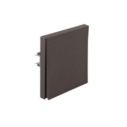 Выключатель 1-кл. СП STRONG MIELE 10А графит Kranz KR-78-0705-6