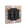 Выключатель 1-кл. СП STRONG MIELE 10А графит Kranz KR-78-0705-6