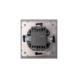 Выключатель 1-кл. СП STRONG MIELE 10А графит Kranz KR-78-0705-6