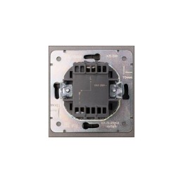 Выключатель 1-кл. СП STRONG MIELE 10А графит Kranz KR-78-0705-6