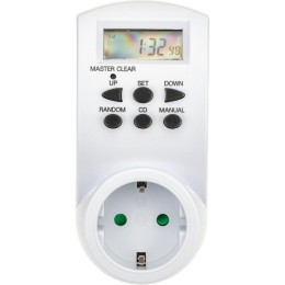 Таймер недельный электронный с заземл. 1.8кВт бел. REV 66989 6