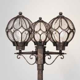 Светильник Via 3х60Вт E27 IP44 садово-парковый Maytoni O023FL-03G