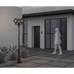 Светильник Via 3х60Вт E27 IP44 садово-парковый Maytoni O023FL-03G