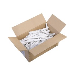 Держатель круглого кабеля двусторонний для прямого монтажа на 16 мест в гофроящике бел. (уп.100шт) П