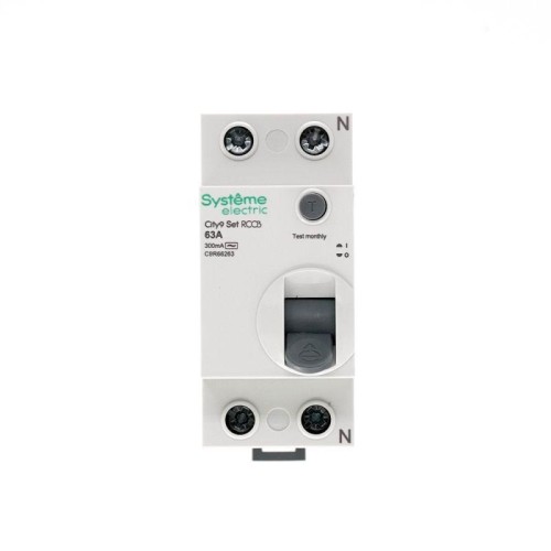 Выключатель дифференциального тока (УЗО) 2п 63А 300мА тип AC City9 Set 230В SE C9R66263