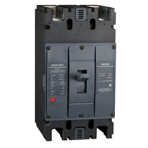 Выключатель автоматический в литом корпусе PDE HCB250B-DC-250/3 250А 3P 20кА SmartWatt 4512020500085