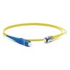 Патч-корд FC-S2-9-SC/UR-ST/UR-H-10M-LSZH-YL волоконно-оптический (шнур) SM 9/125 (OS2) SC/UPC-ST/UPC