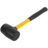 Киянка 60мм 450г фибергласовая ручка резинов. FIT 45493