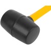 Киянка 60мм 450г фибергласовая ручка резинов. FIT 45493