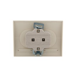 Розетка 2-м СП Deriy 16А IP20 без заземл. керамика крем. LEZARD 702-0303-128