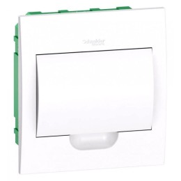 Бокс встраиваемый СП City9 Box 1 ряд 8мод IP40 IK07 63А 2 клеммы с бел. дверцей SE EZ9E108P2FRU