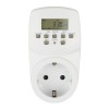 Таймер электронный UST-E20 WHITE с розеткой 220В 24ч 1600Вт энергонезависимая память Uniel UL-000037