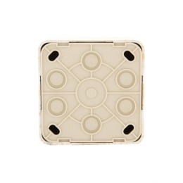 Розетка 1-м ОП Viola с заземл. беленый дуб LEZARD 751-5200-122