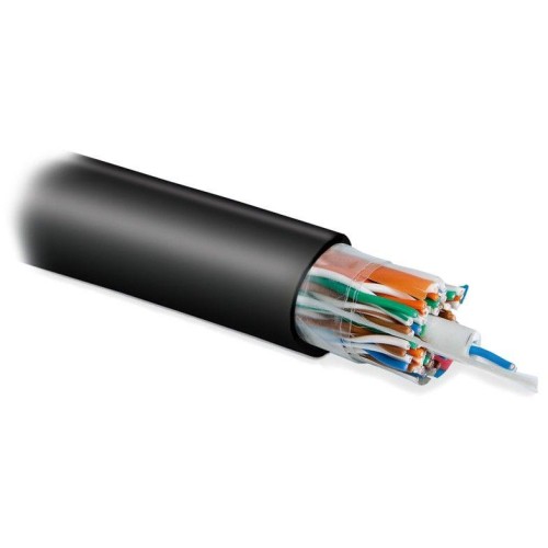 Кабель витая пара U/UTP кат.5 25 пар (4 пары 24 AWGх6 + 1 пара 24 AWG) ОЖ solid внешн. PE UUTP25W-C5