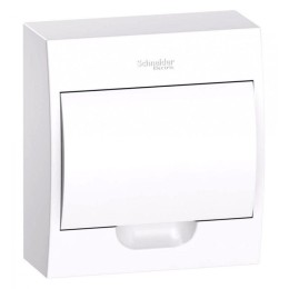 Бокс навесной ОП City9 Box 1 ряд 8мод IP40 IK07 63А 2 клеммы с бел. дверцей SE EZ9E108P2SRU