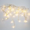 Гирлянда светодиодная "Айсикл" (бахрома) 1.8х0.5м 48LED тепл. бел. 4.1Вт 230В IP20 провод прозр. Neo