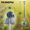 Лопата садовая 1.60м черенок фибергласс с ПВХ (1/6) Green Apple Б0015197