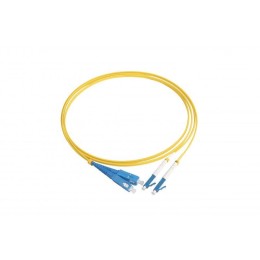Патч-корд FC-D2-9-LC/UR-SC/UR-H-1.5M-LSZH-YL волоконно-оптический (шнур) SM 9/125 (OS2) LC/UPC-SC/UP
