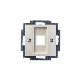 Плата центральная для коммуникационных розеток 0210 0211 и 0219 без лапок Basic 55 сл. кость ABB 2CK