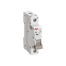 Выключатель автоматический модульный 1п K 2А 6кА AV-6 DC AVERES EKF mcb6-DC-1-02K-av