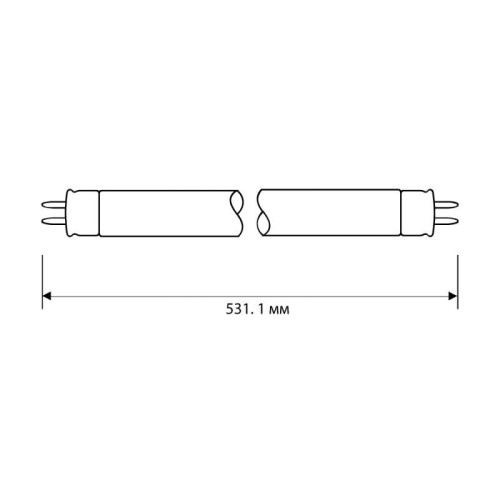 Лампа люминесцентная FT5-13W/33-G5 13Вт T5 4200К G5 Camelion 5872