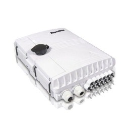 Бокс оптический FO-WBI-12A-GY настенный 12 портов (SC duplex LC) без пигтейлов и проходных адаптеров
