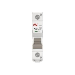 Выключатель автоматический модульный 1п K 32А 6кА AV-6 DC AVERES EKF mcb6-DC-1-32K-av