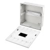 Бокс пластиковый ЩРВ-П-8 IP41 бел. Kranz KR-11-0208