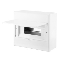 Бокс пластиковый ЩРН-П-12 IP41 бел. дверь бел. Kranz KR-11-0313