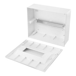 Бокс пластиковый ЩРН-П-12 IP41 бел. дверь бел. Kranz KR-11-0313