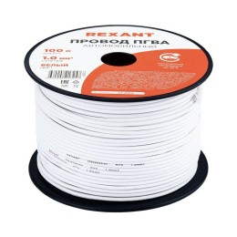 Провод ПГВА 1 Б бухта (м) Rexant 01-6521