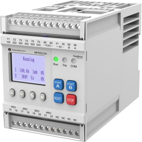 Реле MFR530 MODBUS-RTU + встроен. дисплей 25-100А ТТ d18мм 80-270В AC/DC SE MFR531100A