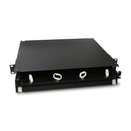 Патч-панель FO-19BX-1U-D1-3хSLT-W120H32-EMP универс. пустой корпус 1U; 1 выдвиж. лоток (drawer 1U) 3