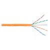 Кабель U/UTP кат.6 4 пары LSZHнг(B)-HF оранж. (уп.305м) NETLAN EC-UU004-6-LSZH-OR