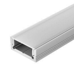 Профиль с экраном SL-SLIM-H7-2000 ANOD+OPAL 2м алюм. Arlight 036834